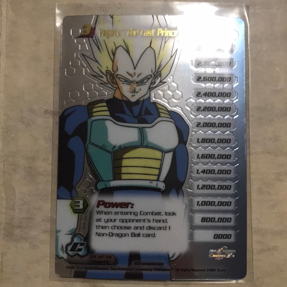 Dragonball Z Vegeta, the Last Prince